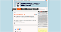 Desktop Screenshot of franciscojaviermina.edu.mx